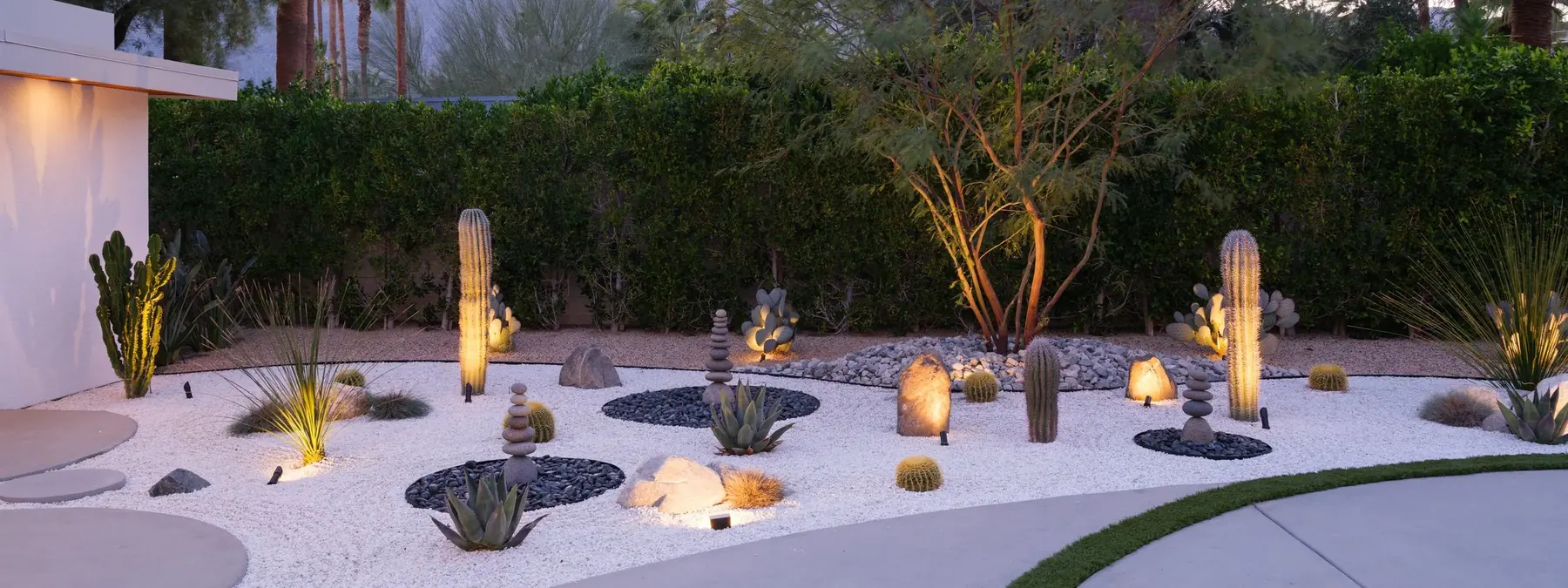 Desert Palm outdoor living in Coachella Valley, CA by La Riviera Studios