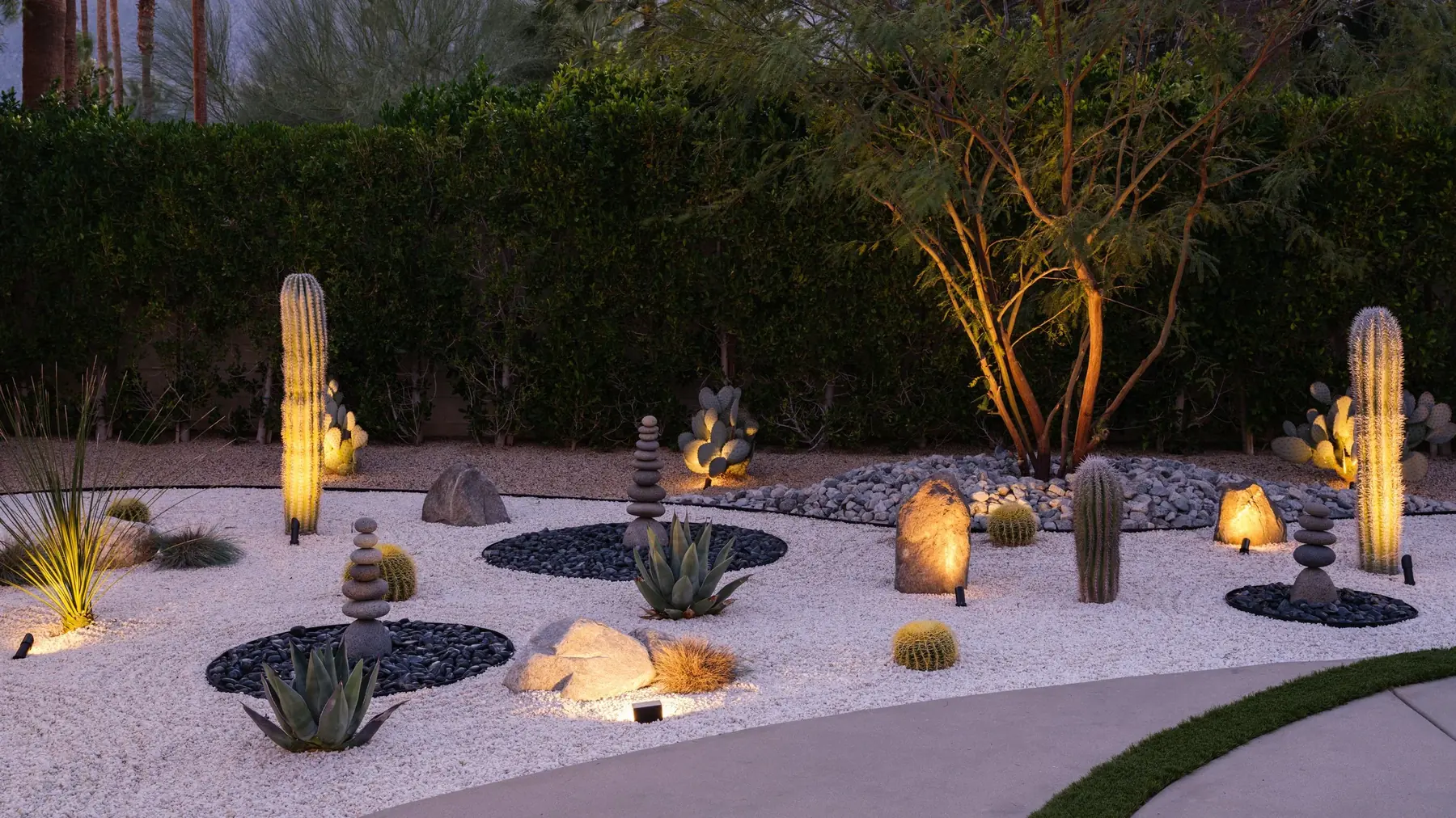 Desert Palm outdoor living in Coachella Valley, CA by La Riviera Studios