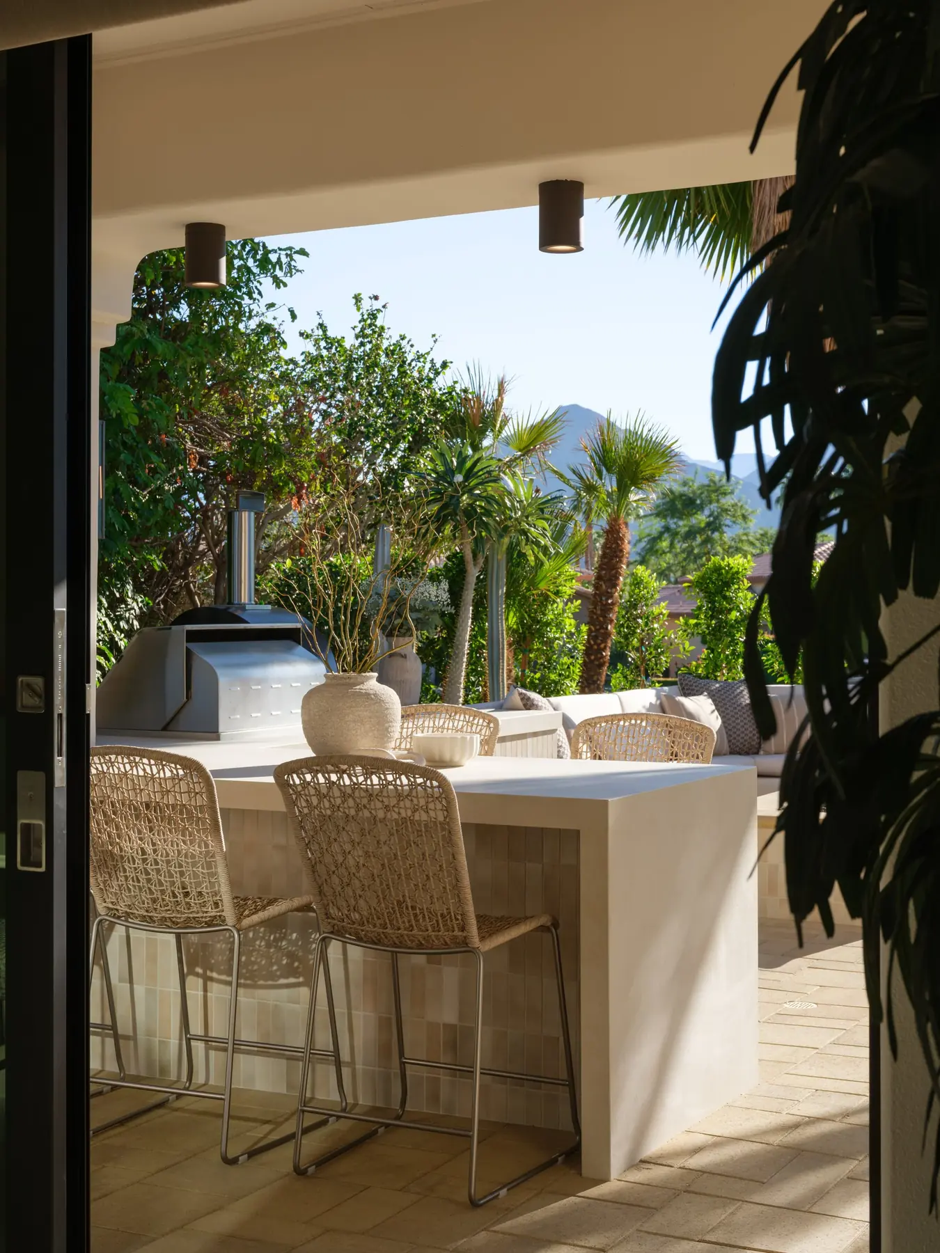 Rancho La Quinta outdoor living in La Quinta, CA by La Riviera Studios