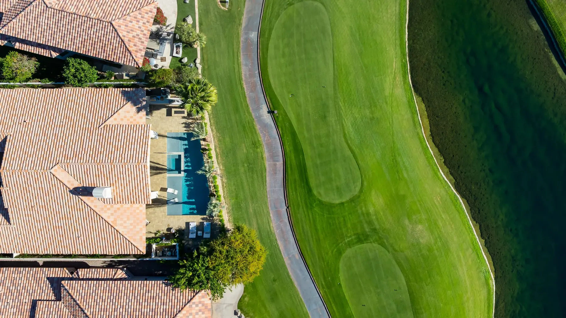 Rancho La Quinta outdoor living in La Quinta, CA by La Riviera Studios