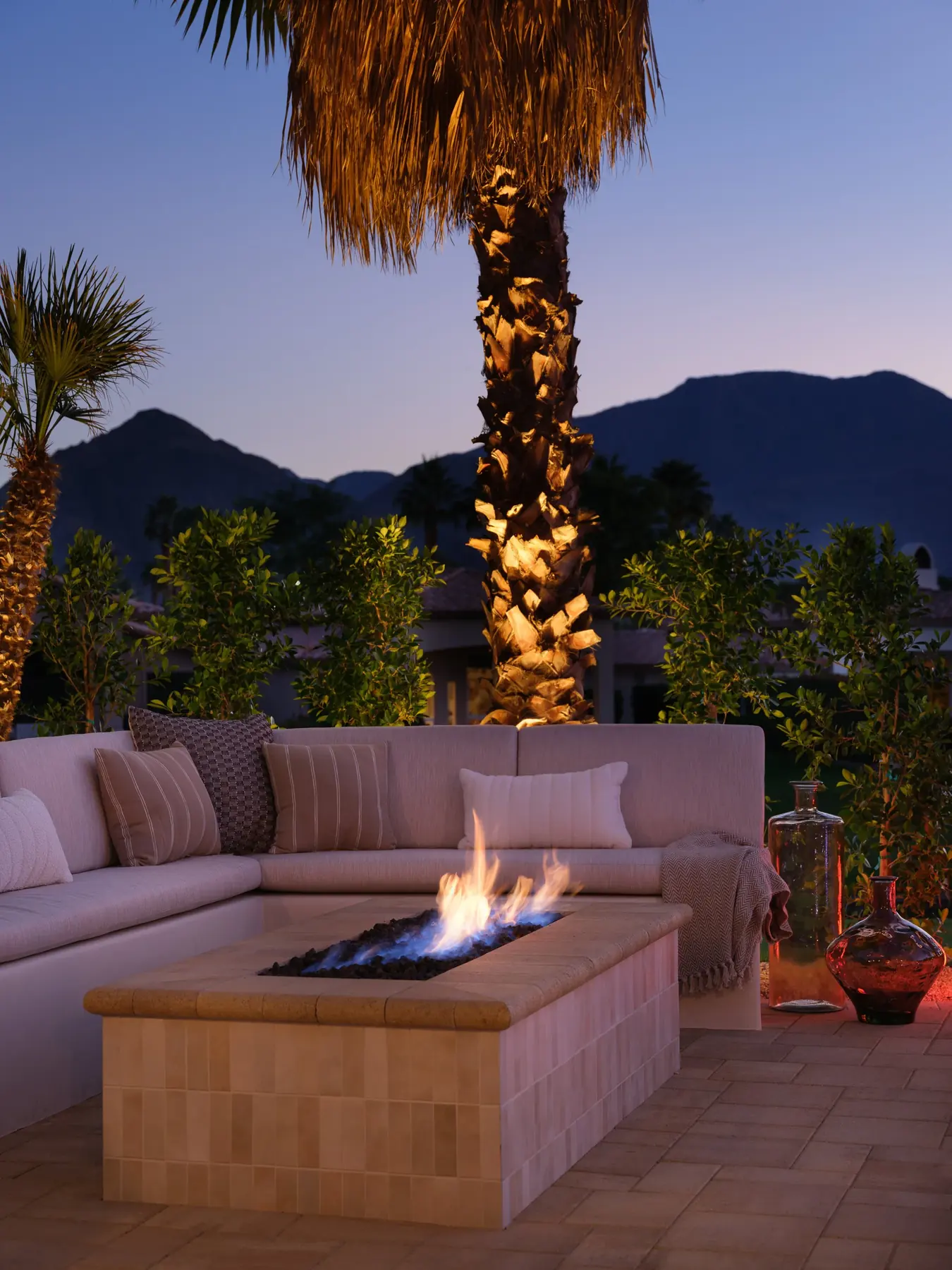 Rancho La Quinta outdoor living in La Quinta, CA by La Riviera Studios