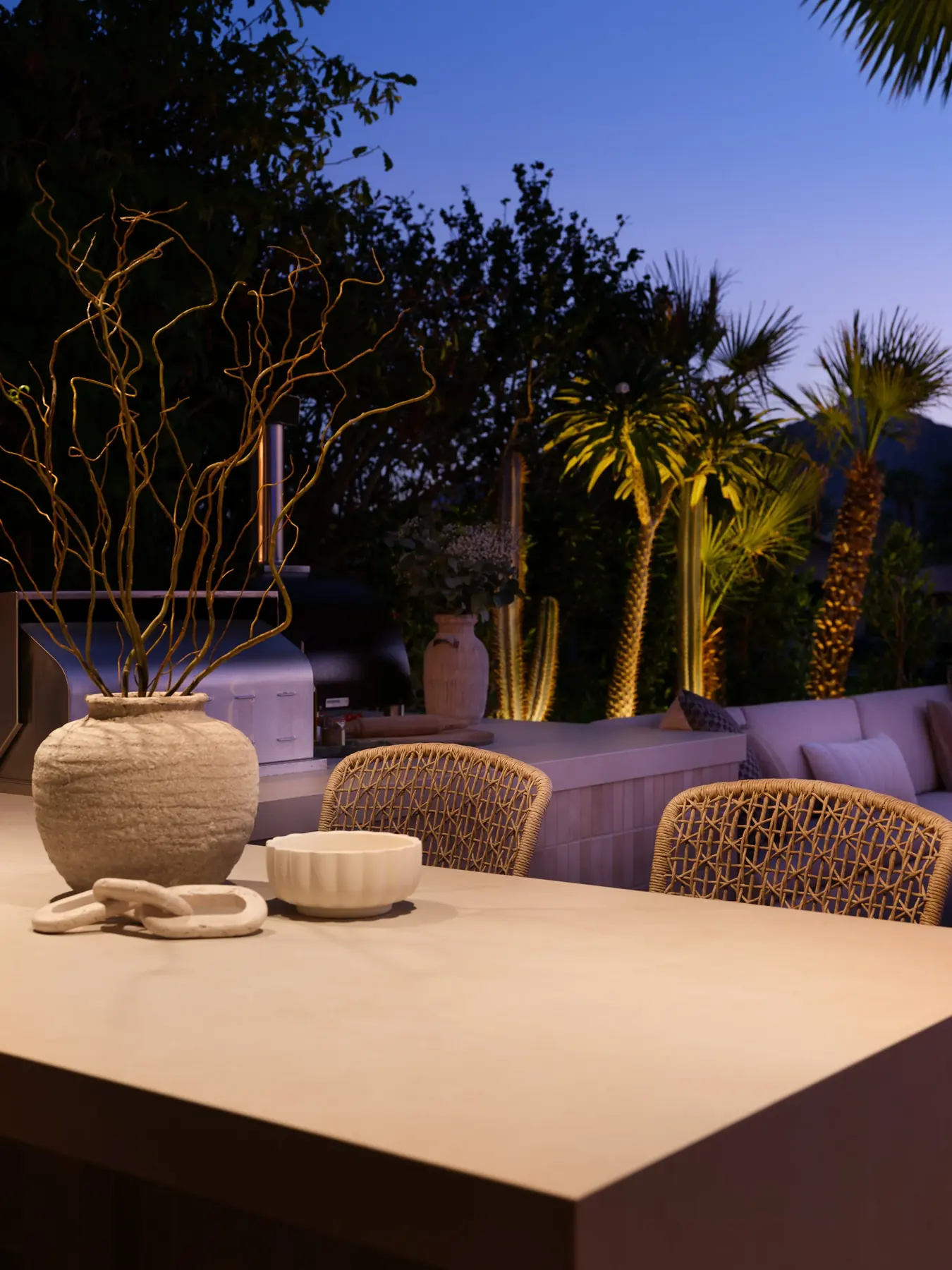 Rancho La Quinta outdoor living in La Quinta, CA by La Riviera Studios