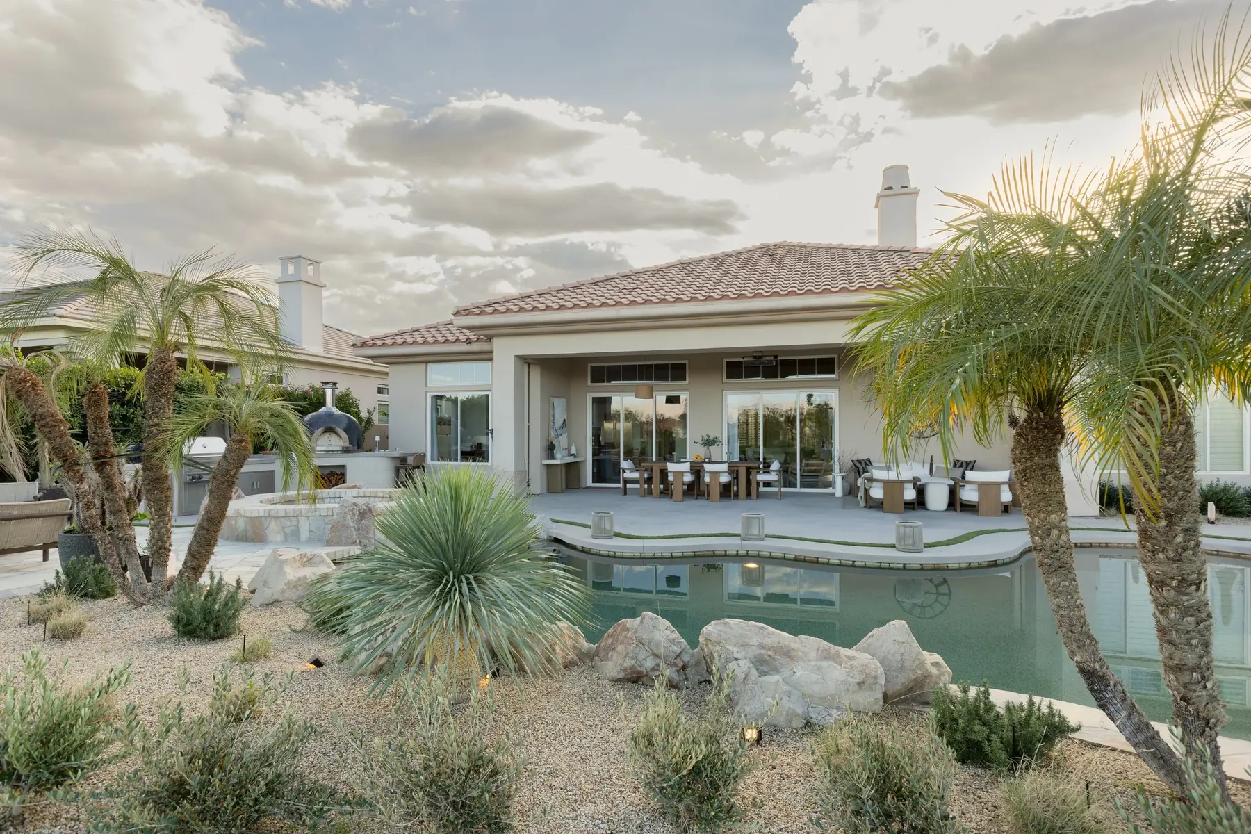 Via Talavera outdoor living project in Coachella Valley, CA by La Riviera Studios