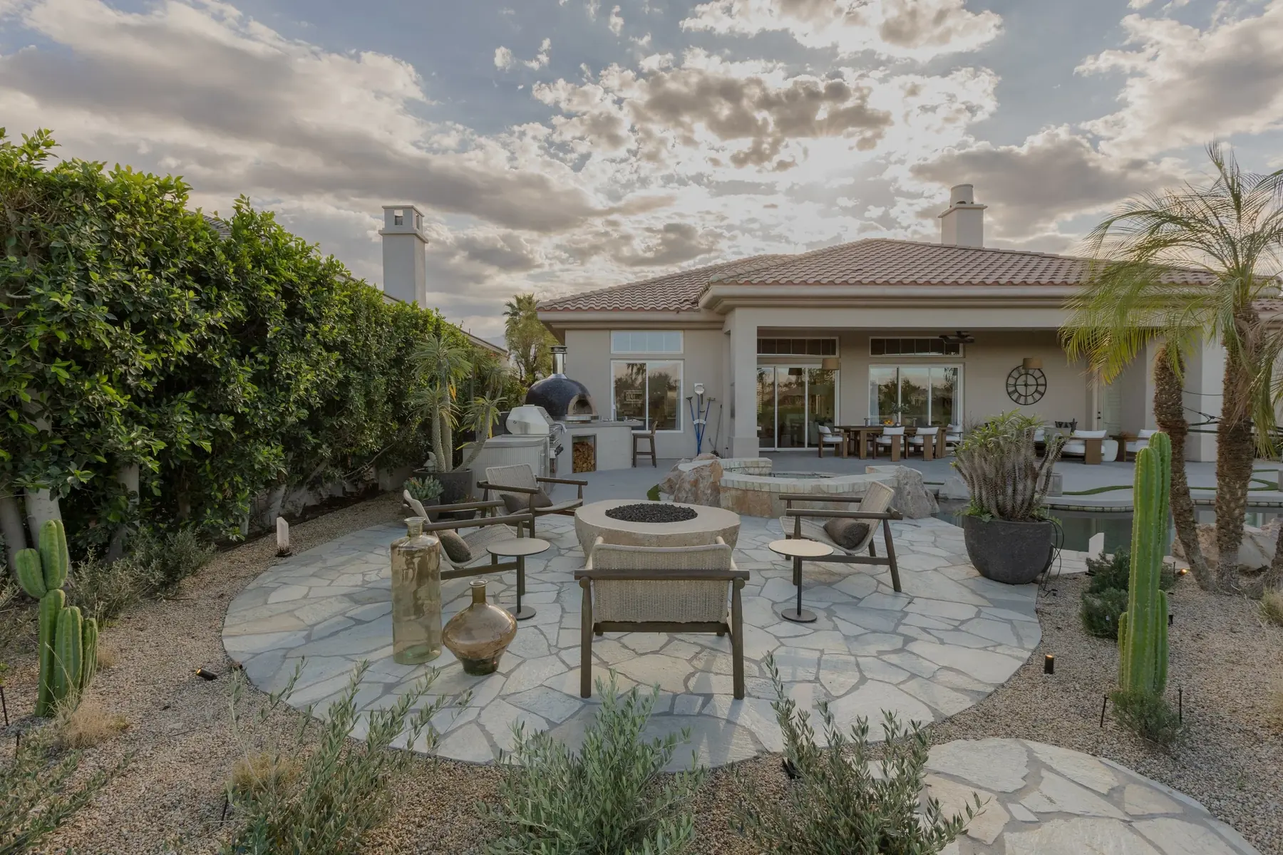 Via Talavera outdoor living in Coachella Valley, CA by La Riviera Studios
