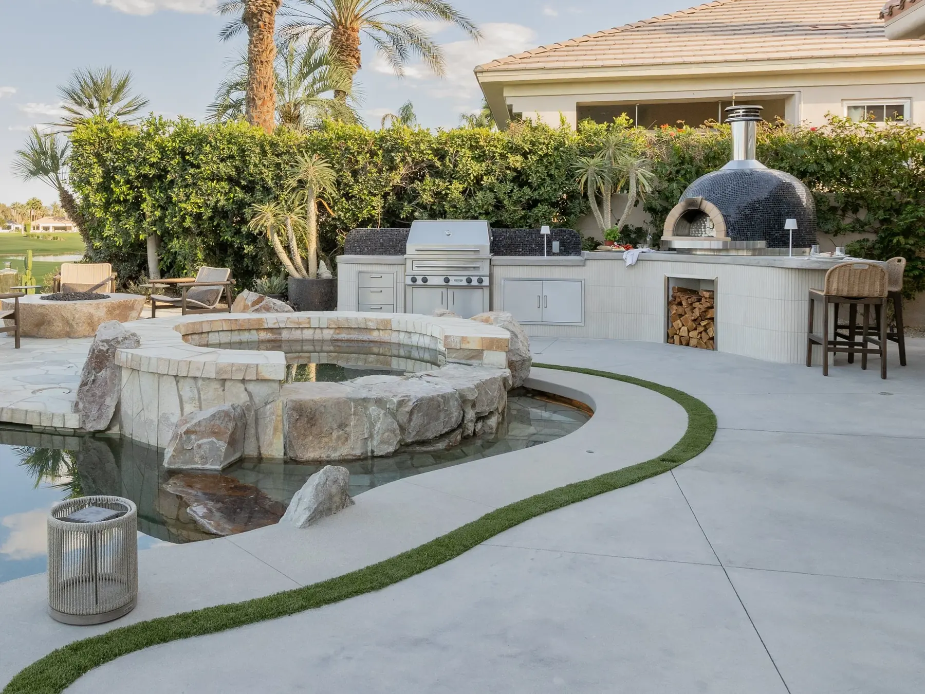 Via Talavera outdoor living in Coachella Valley, CA by La Riviera Studios
