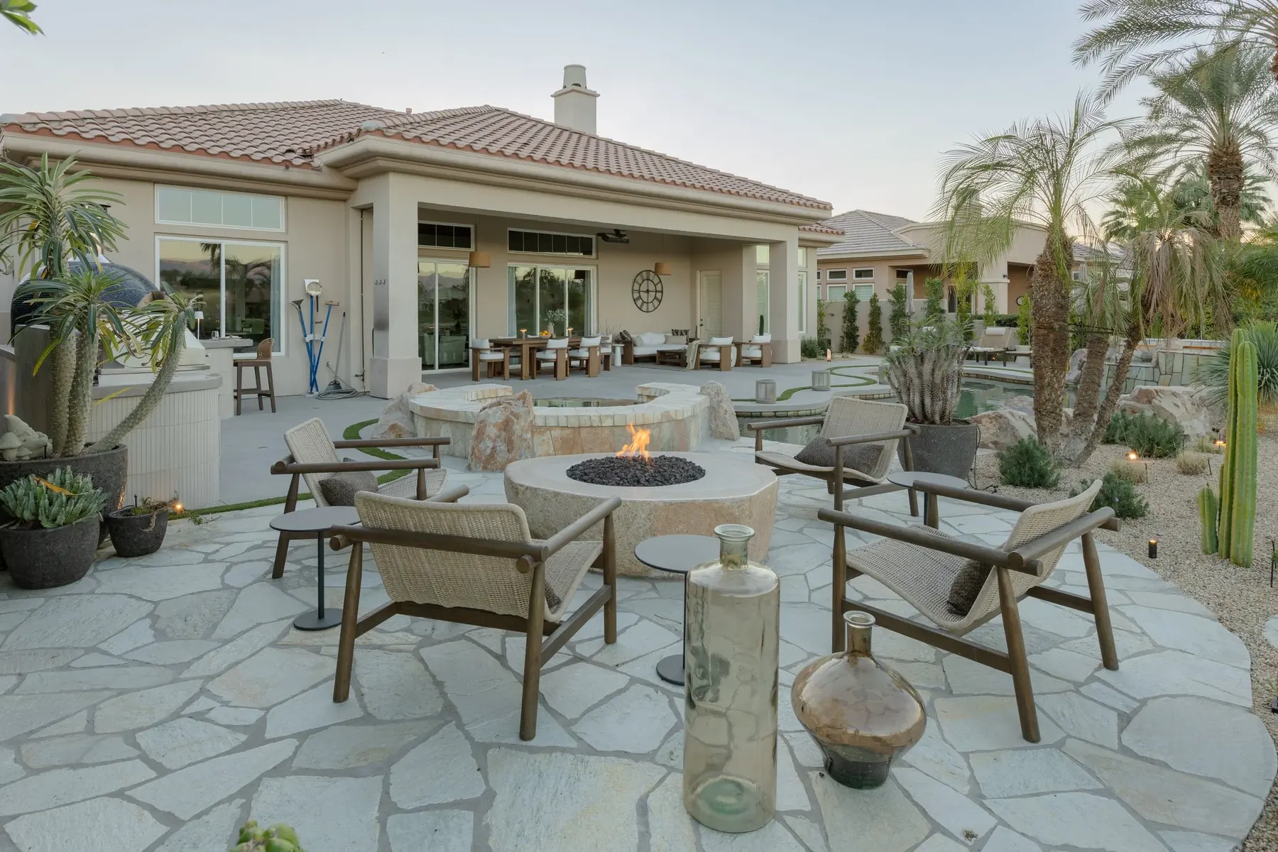 Via Talavera outdoor living in Coachella Valley, CA by La Riviera Studios