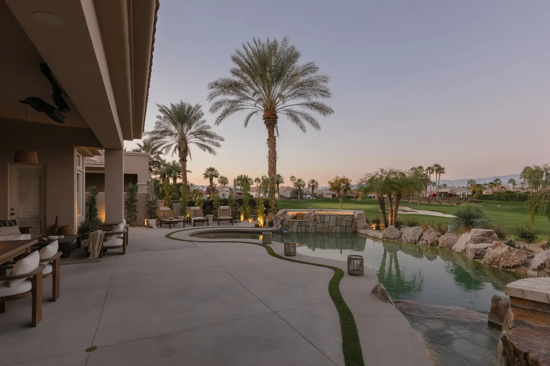 Via Talavera outdoor living in Coachella Valley, CA by La Riviera Studios