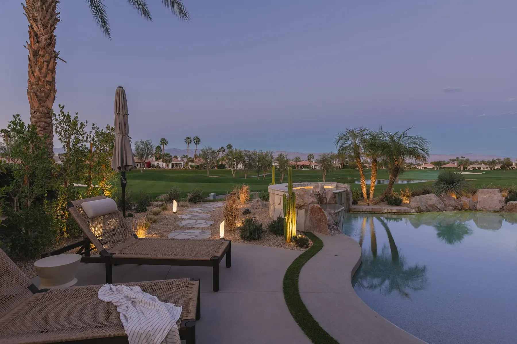 Via Talavera outdoor living in Coachella Valley, CA by La Riviera Studios