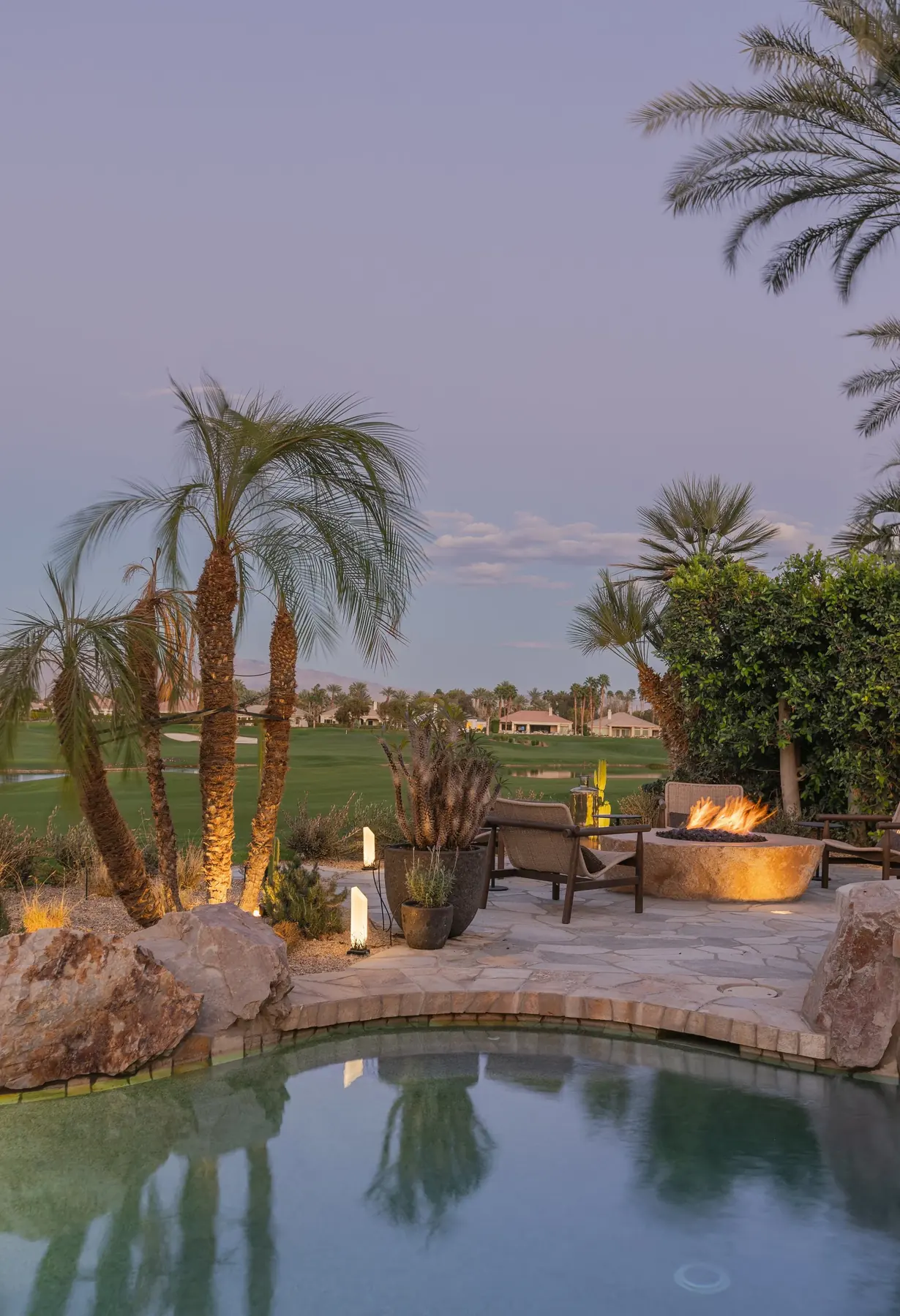 Via Talavera outdoor living in Coachella Valley, CA by La Riviera Studios
