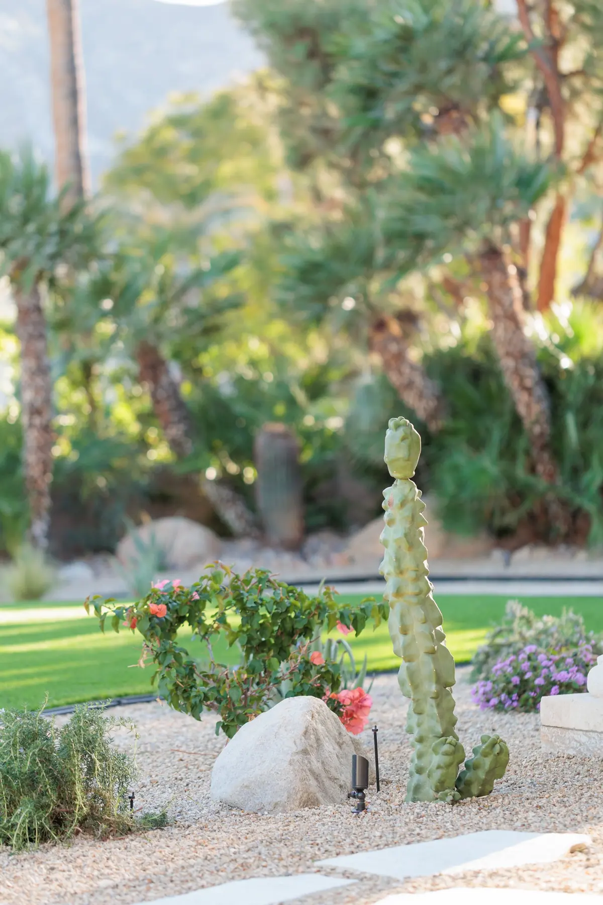 Thunderbird Terrace full-service outdoor living detail in Rancho Mirage, CA by La Riviera Studios