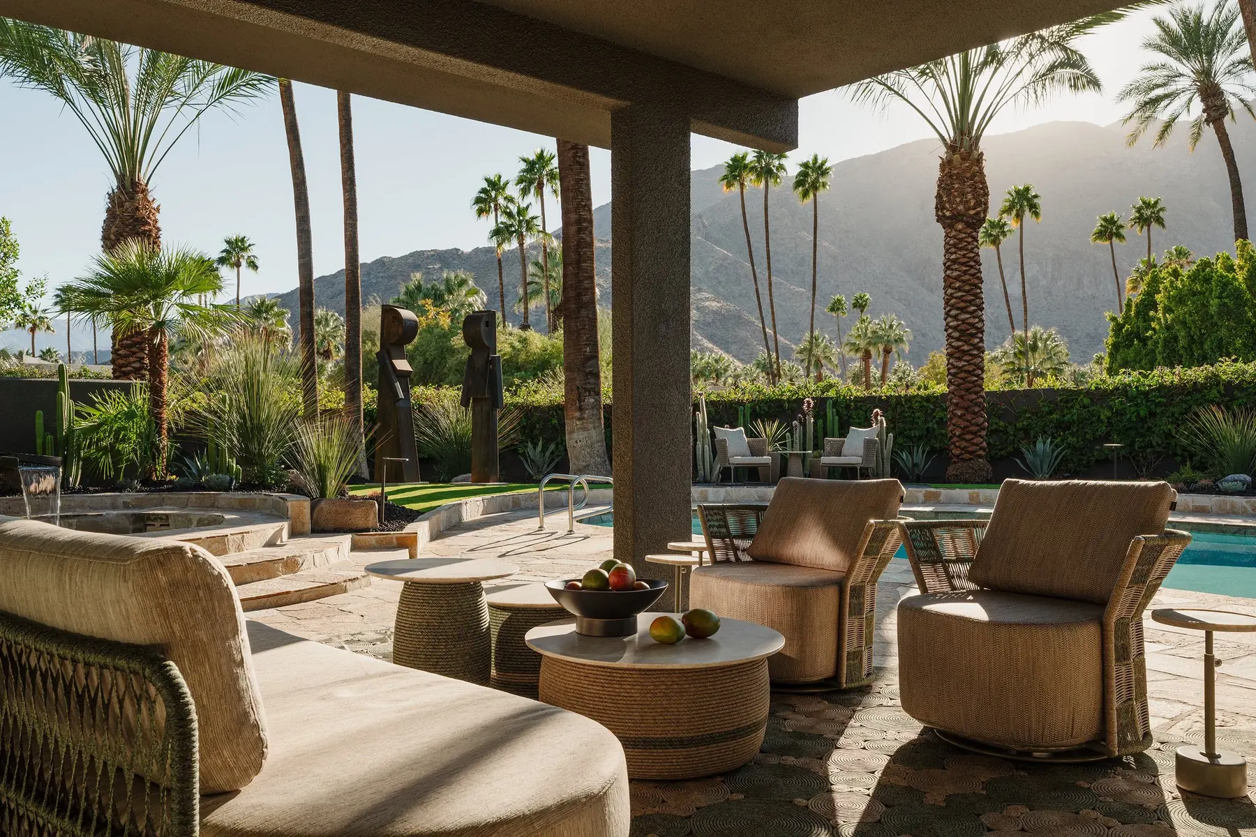 West House outdoor living project in Coachella Valley, CA by La Riviera Studios