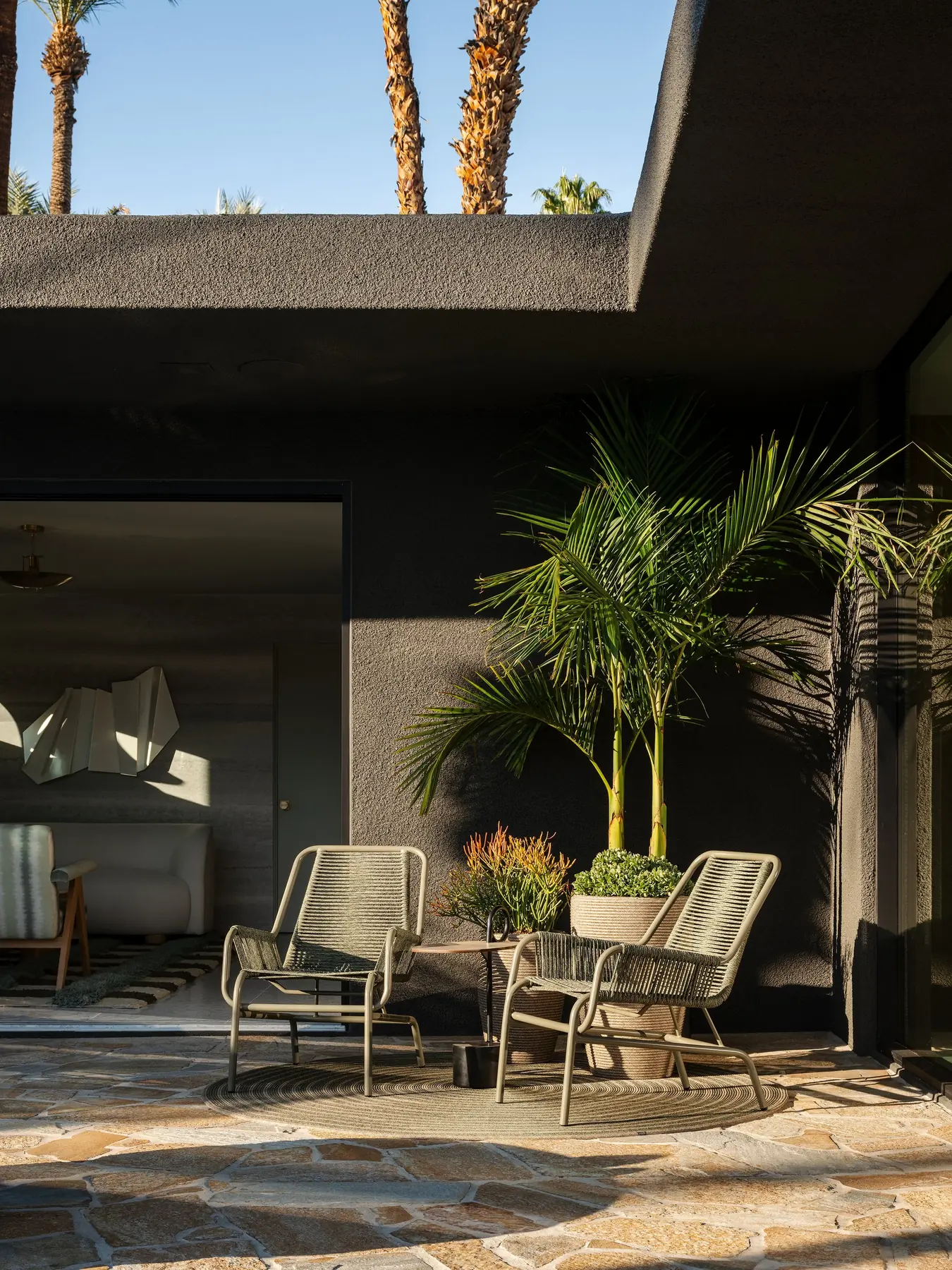 West House outdoor living in Coachella Valley, CA by La Riviera Studios