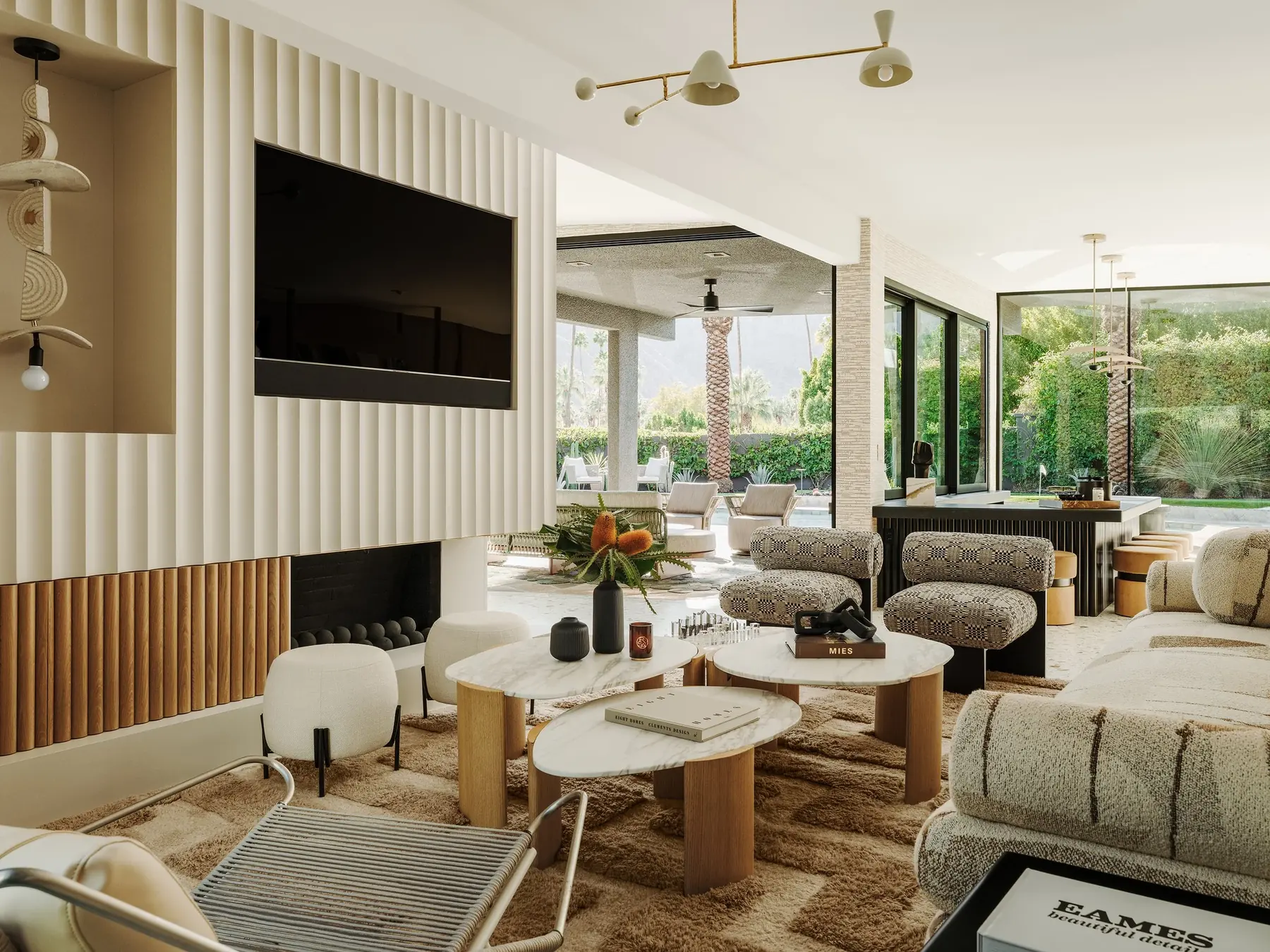 West House outdoor living in Coachella Valley, CA by La Riviera Studios