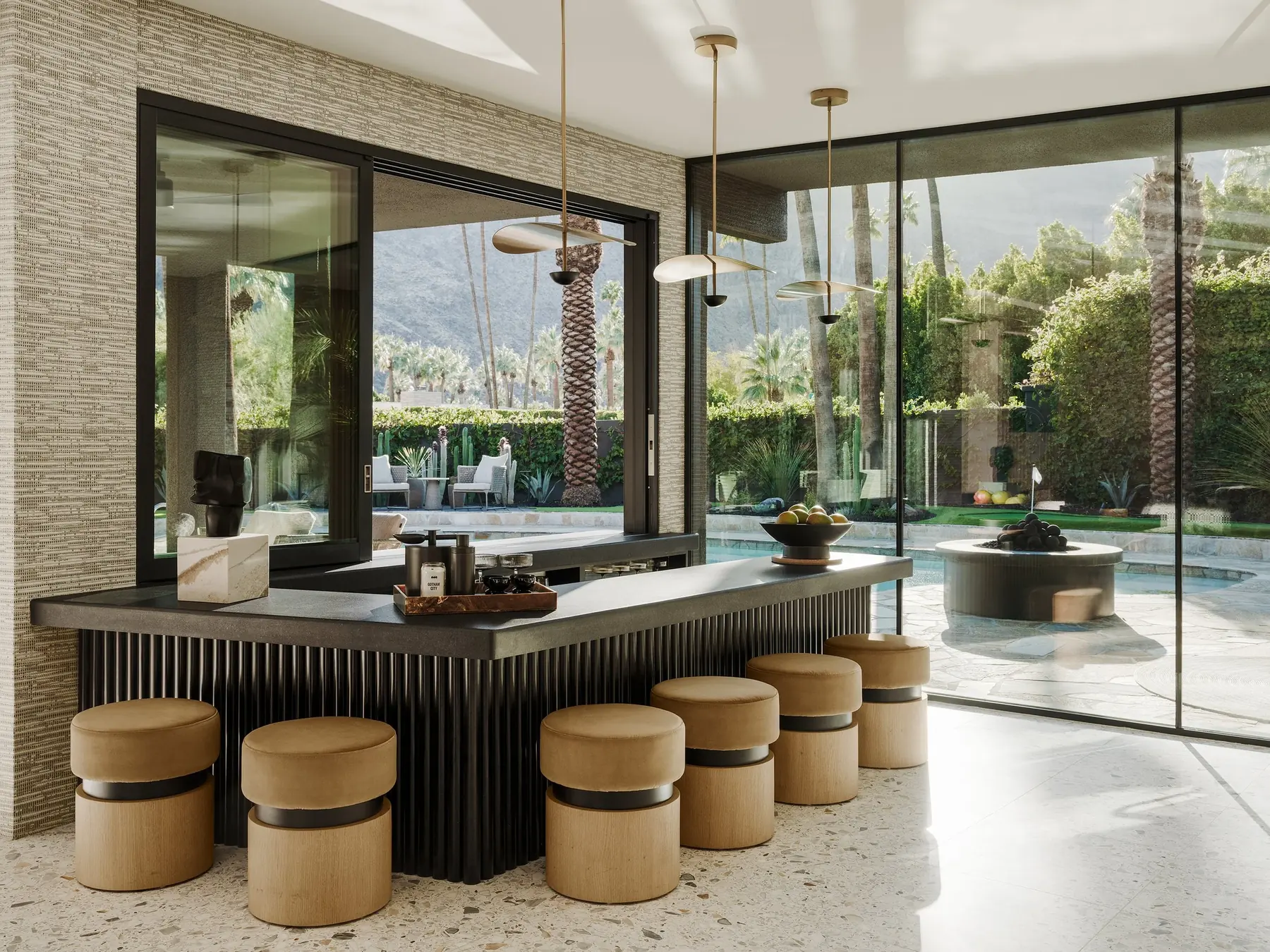West House outdoor living in Coachella Valley, CA by La Riviera Studios