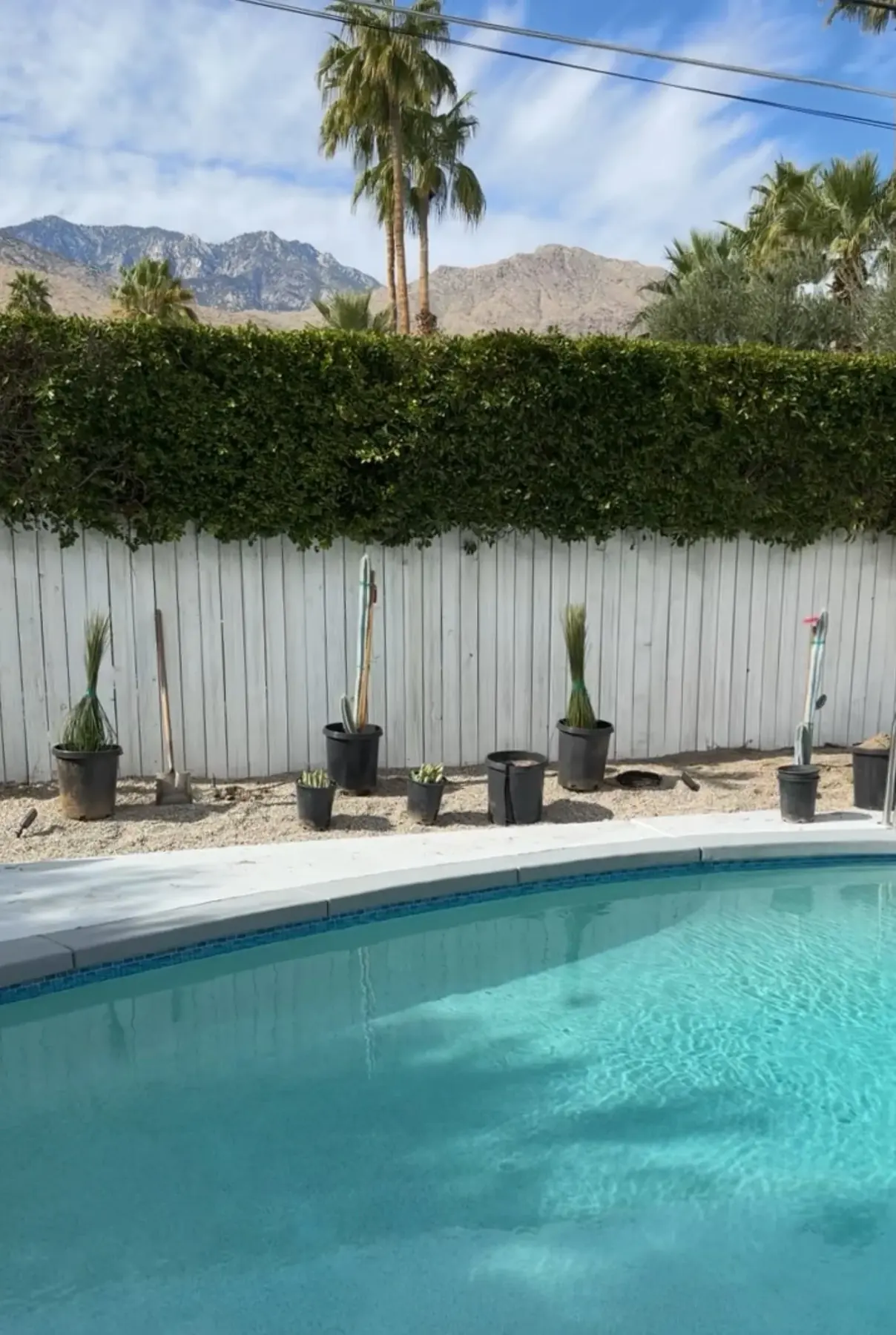 Casa Miguel outdoor living in Palm Springs, CA by La Riviera Studios